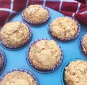 Banana and pumpkin muffins
