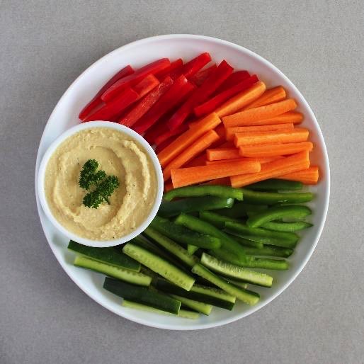 Hummus and Veggie Sticks
