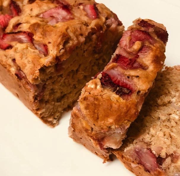 Wholemeal Strawberry and Banana Loaf